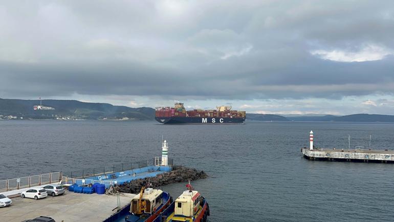 MSC Türkiye, Çanakkale Boğazından geçti