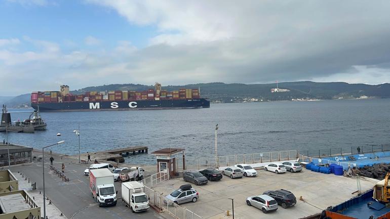 MSC Türkiye, Çanakkale Boğazından geçti