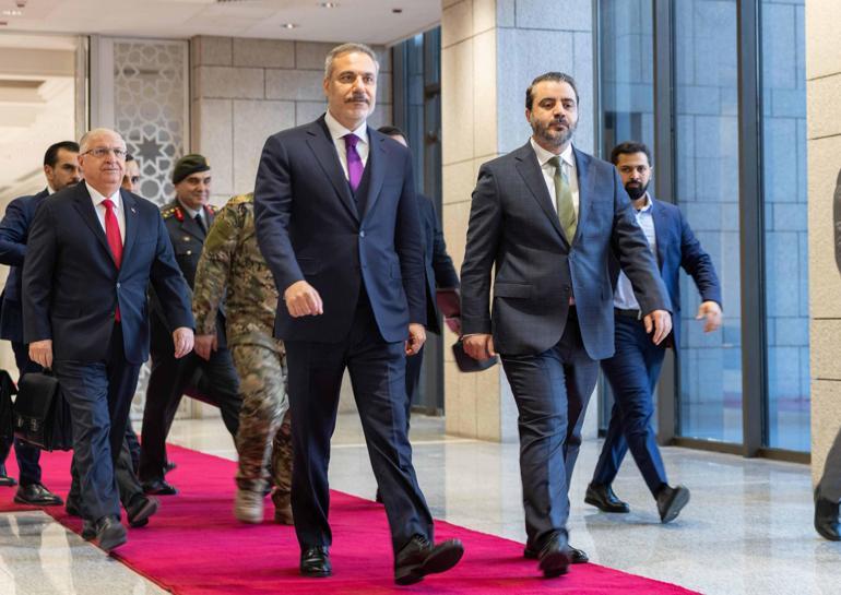 Dışişleri Bakanı Fidan, Milli Savunma Bakanı Güler ve MİT Başkanı Kalın, Suriyede