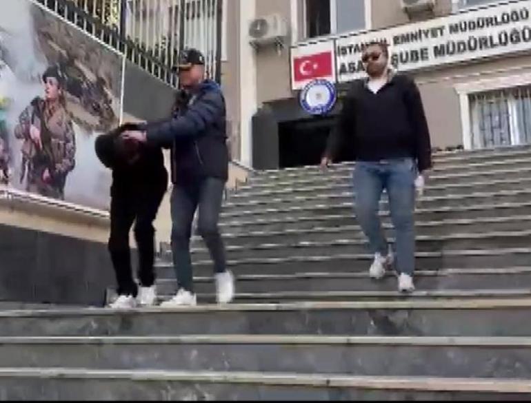 Kendisini Lübnanlı Murat olarak tanıtan şüpheli turist kadını ikna etmek için döviz bürosuna götürmüş