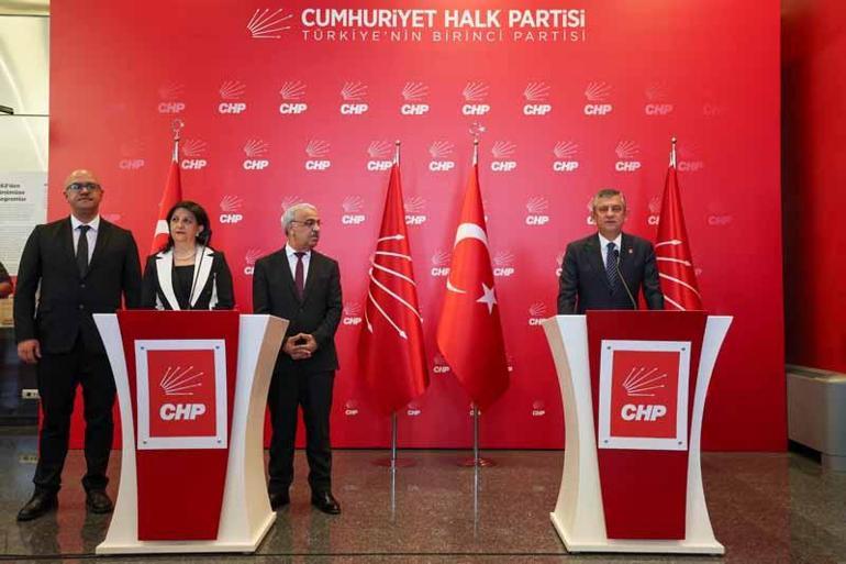 DEM Parti heyetinden CHPye ziyaret