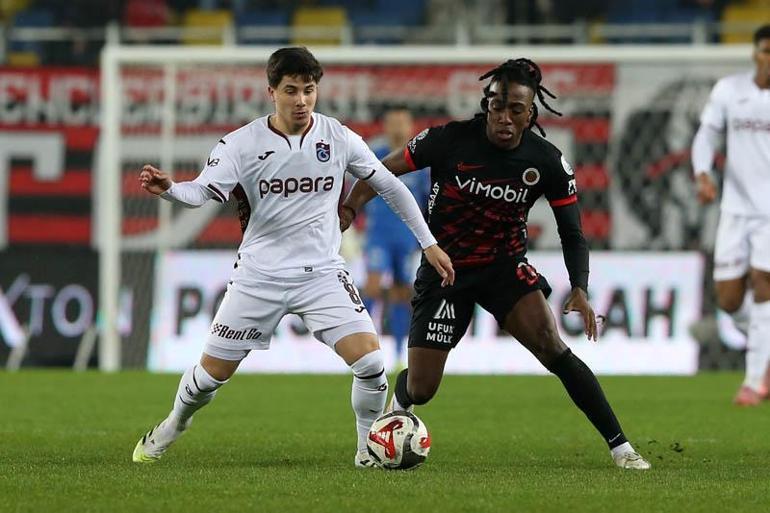 Trabzonspor deplasmanda mağlubiyete uğradı