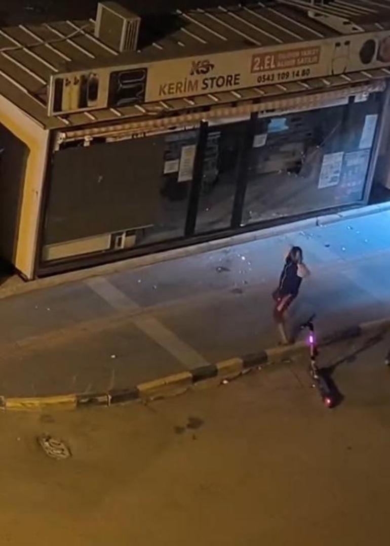 Taşla park halindeki otomobiller ile iş yerlerinin camlarını kıran şüpheli tutuklandı