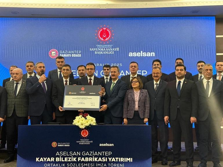 ASELSAN Gaziantep Kayar Bilezik Fabrikası için sözleşme imzalandı