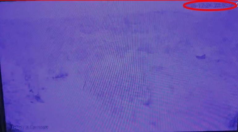 Tunceli’de gökyüzündeki parlak ışık kamerada