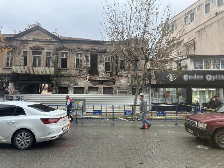 Edremit’te tarihi handan parçaları koptu