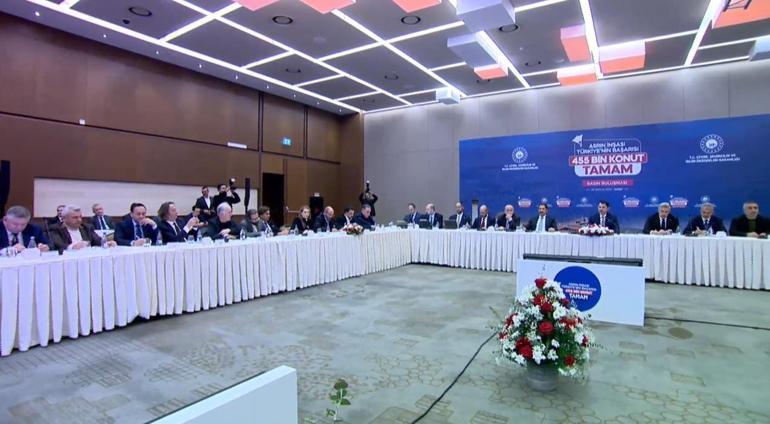Bakan Kurum: 455 bininci konutumuzun anahtarlarını hak sahibi vatandaşlarımıza vereceğiz