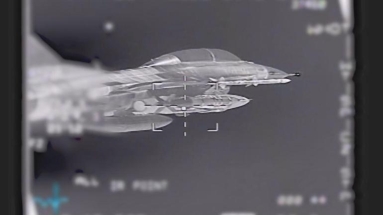 F-16dan atılan ASELSAN KGK-84 Kanatlı Güdüm Kiti, hedefi tam isabetle vurdu