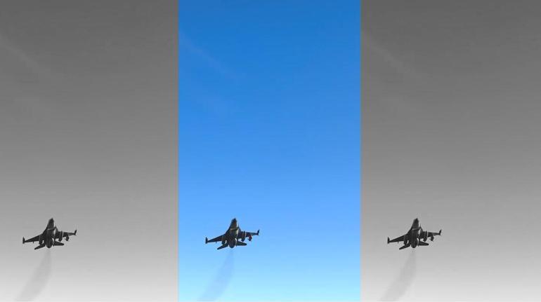 F-16dan atılan ASELSAN KGK-84 Kanatlı Güdüm Kiti, hedefi tam isabetle vurdu