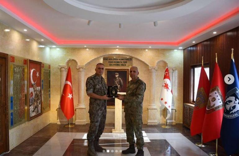 Özel Harekat Başkanı Hayal, Suriyedeki üs bölgelerini ziyaret etti