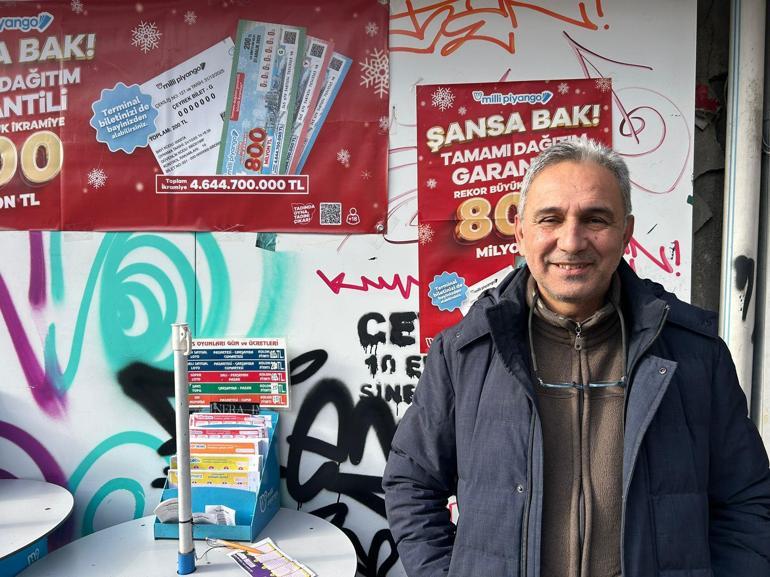 Yılbaşı öncesi Kadıköy’deki Milli Piyango bayilerinde yoğunluk