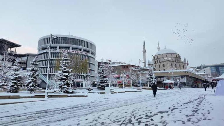 Bolu beyaza büründü