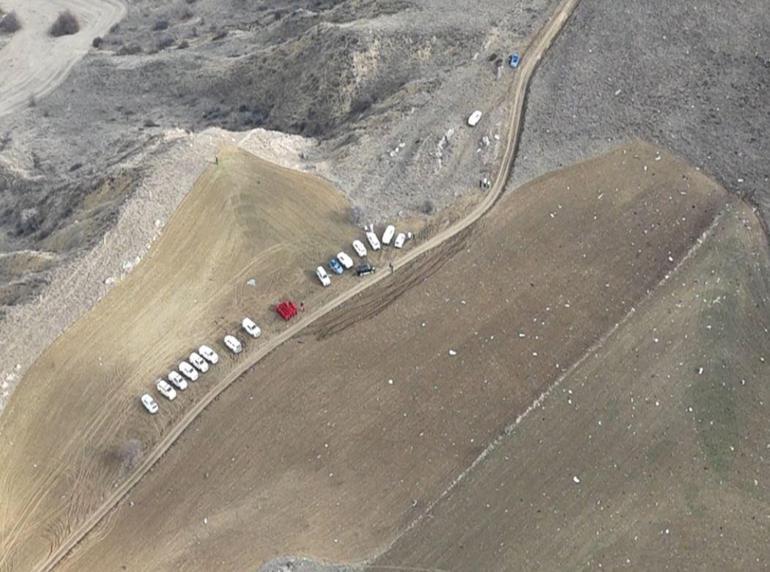 Libya heyetinin düşen uçağının enkaz alanında çalışmalar tamamlandı