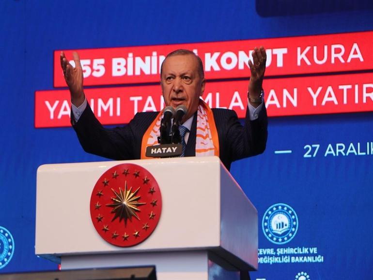Cumhurbaşkanı Erdoğan: Sözlerimizi tutmanın bahtiyarlığıyla aziz milletimizin karşısındayız
