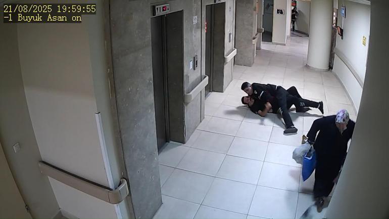 Boşanma aşamasındaki eşini hastanede kovalayıp, vurmuştu; görüntüleri ortaya çıktı