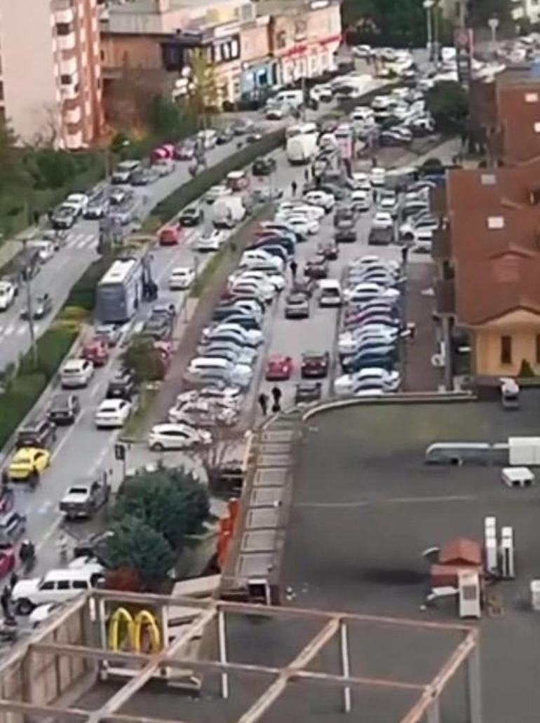 Başakşehirde gasp iddiası; şüpheliler 100 metre sonra para dolu çanta ile yakalandı