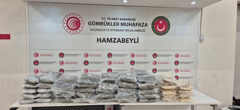 Gümrüklerde 1 milyar 26 milyon lira değerinde uyuşturucu ele geçirildi