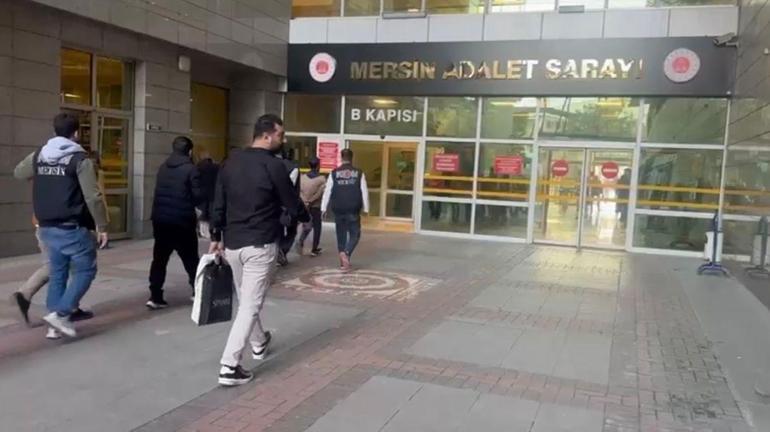 Mersin merkezli 2 ilde suç örgütü operasyonunda 8 tutuklama