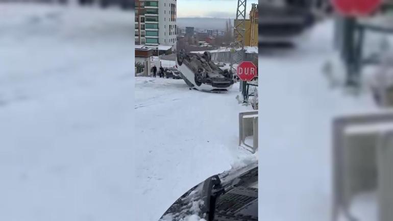 Malatyada kar yağışı, ulaşımı olumsuz etkiledi