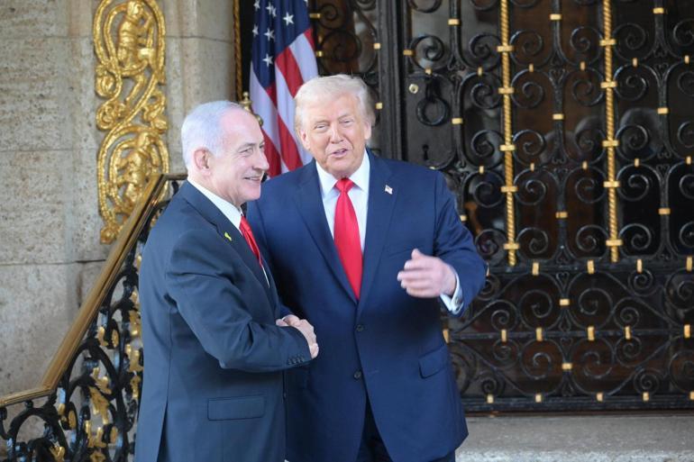 Trump ve Netanyahu, Floridada bir araya geldi