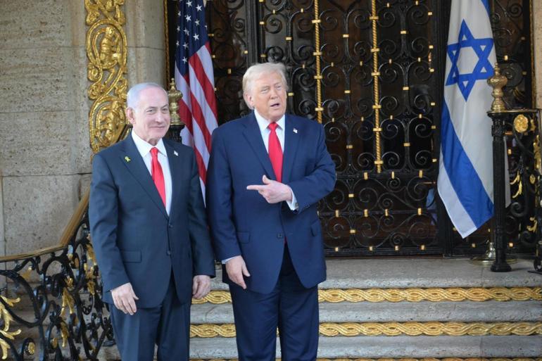 Trump ve Netanyahu, Floridada bir araya geldi