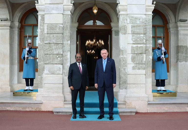 Cumhurbaşkanı Erdoğan Somali Cumhurbaşkanı ile bir araya geldi