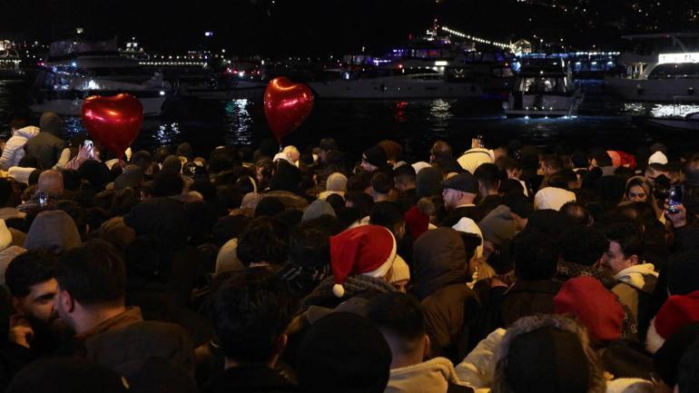 İstanbulda yeni yıl coşkusu