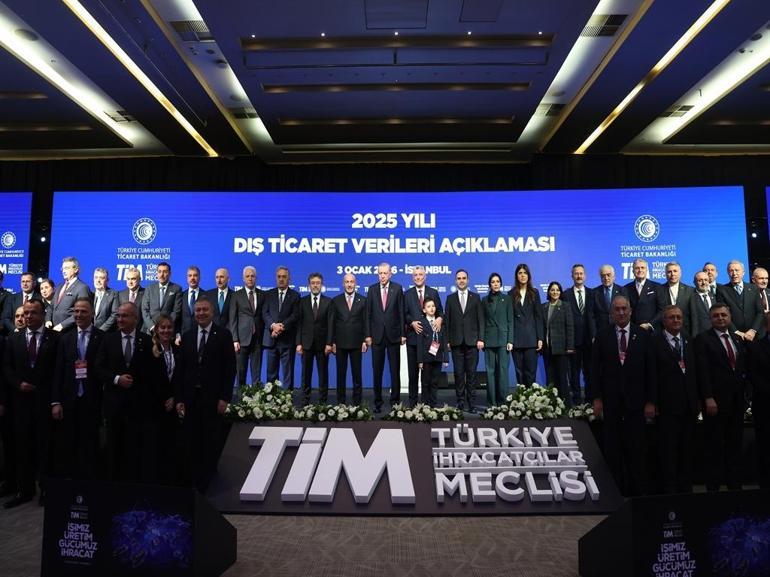 Cumhurbaşkanı Erdoğan: 2026 yılı için mal ve hizmetler ihracatı hedefimiz toplam 410 milyar dolar