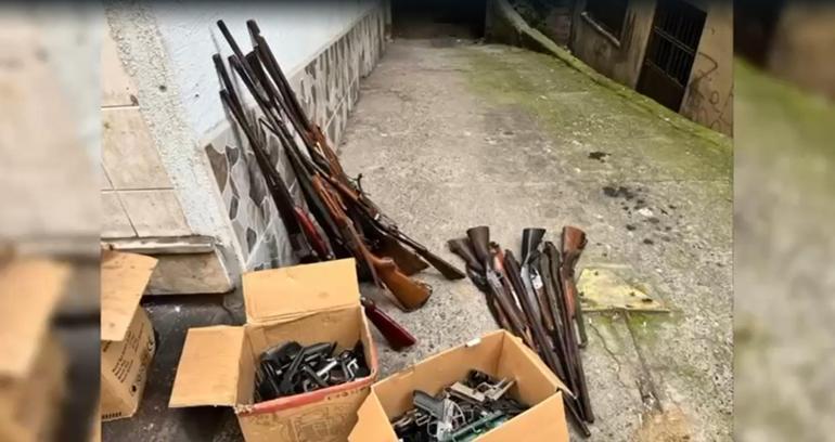 14 ilde silah ve mühimmat kaçakçılığı operasyonu: 202 gözaltı