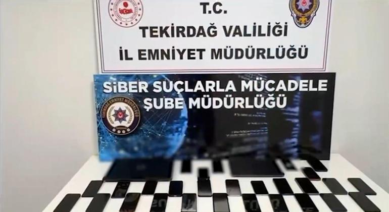 Tekirdağ merkezli 10 ilde dolandırıcılık operasyonu: 25 tutuklama