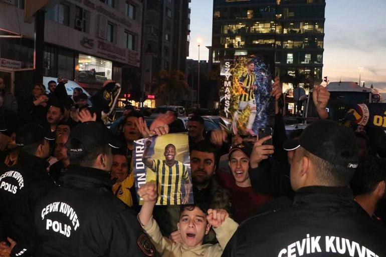 Fenerbahçe kafilesi konaklayacağı otele ulaştı