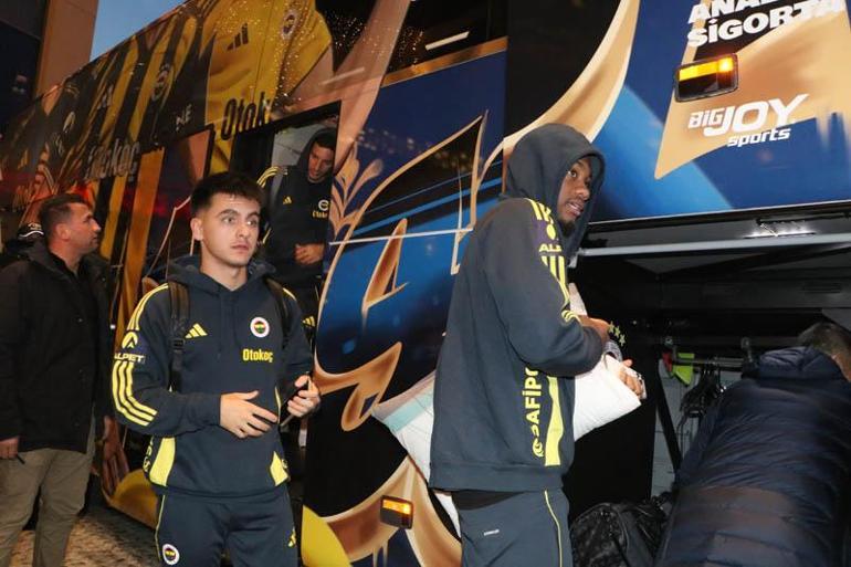 Fenerbahçe kafilesi konaklayacağı otele ulaştı