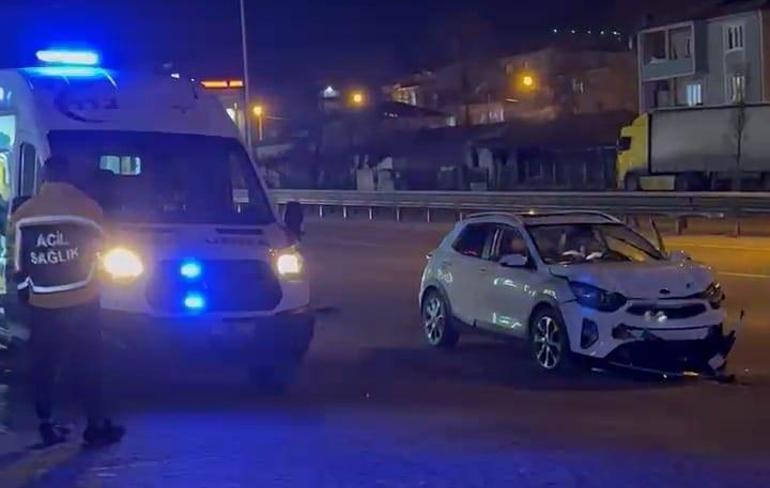 Bursa’da iki otomobil çarpıştı: 3 yaralı