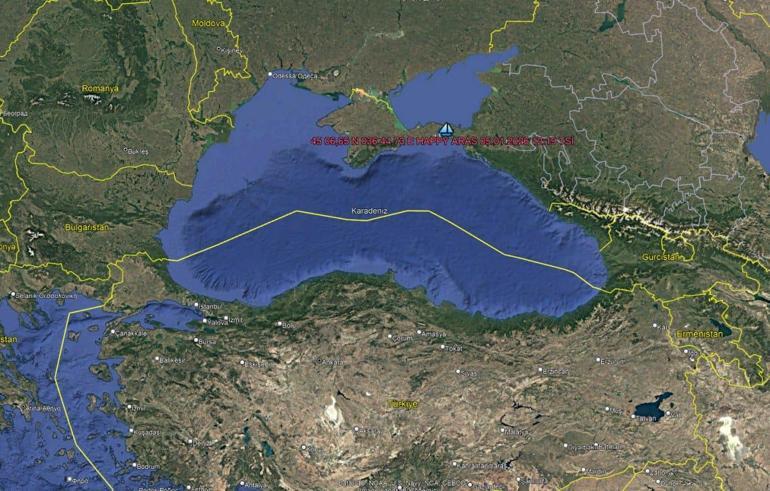 Karadenizde Türk gemisi karaya oturdu; 3ü Türk 11 mürettebat kurtarıldı