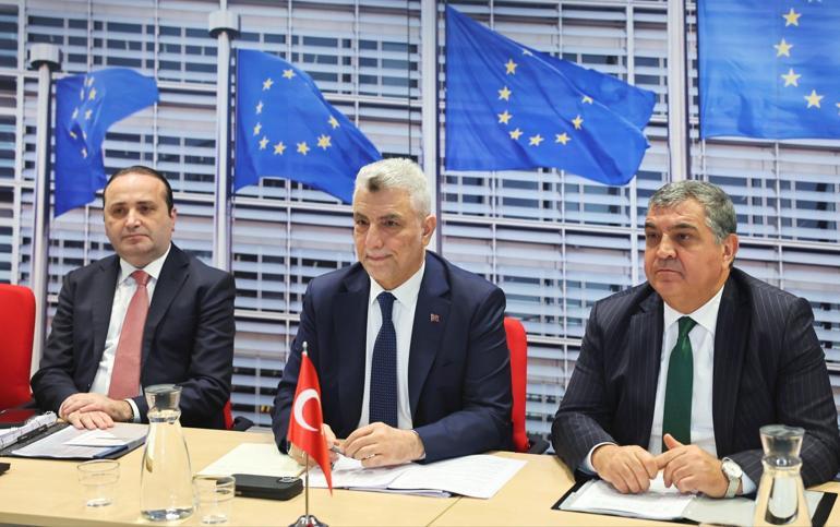 Ticaret Bakanı Bolat, AB Ticaret ve Ekonomik Güvenlik Komiseri Sefcovic ile görüştü