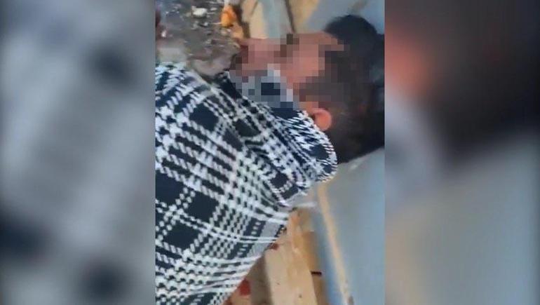 Taciz şüphelisini dövüp, jandarmaya teslim ettiler