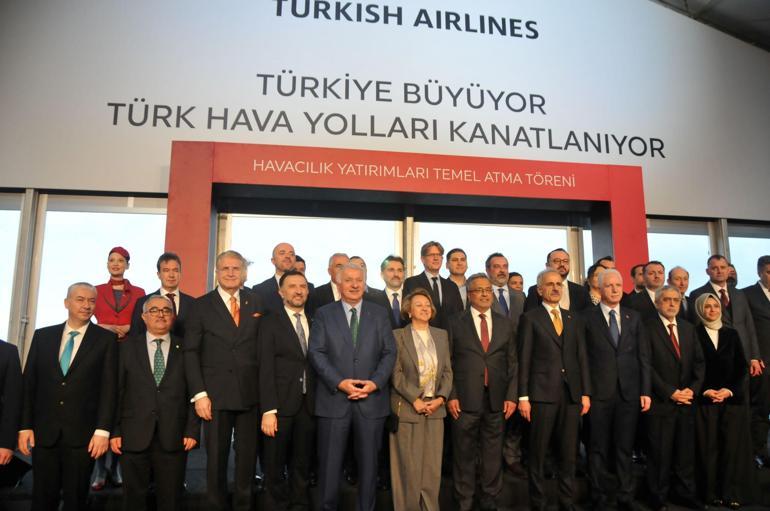 THY’nin 100 milyar lira değerindeki 8 yeni yatırımının temeli atıldı