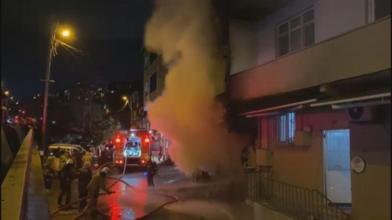 Sarıyer’de motosiklet tamircisinde patlamanın ardından yangın çıktı; iş yeri sahibi yaralandı