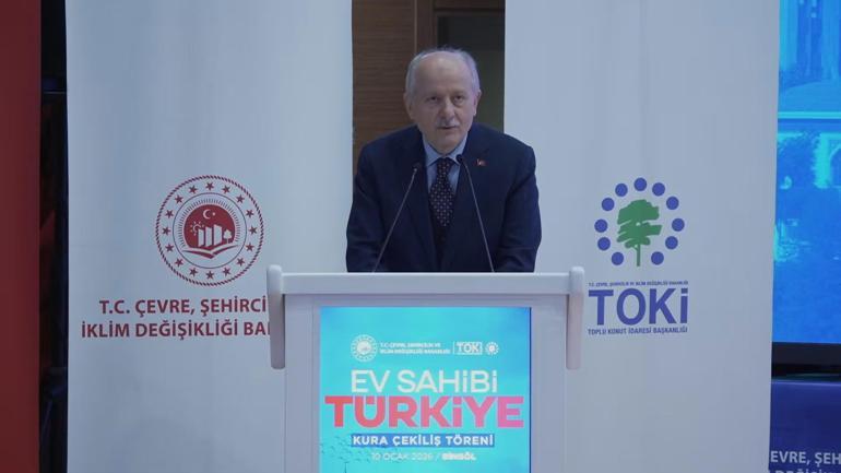 Bingölde Yüzyılın Konut Projesi için kuralar çekildi