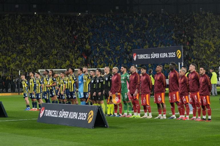 Süper Kupada ilk yarı tamamlandı; Fenerbahçe öne geçti