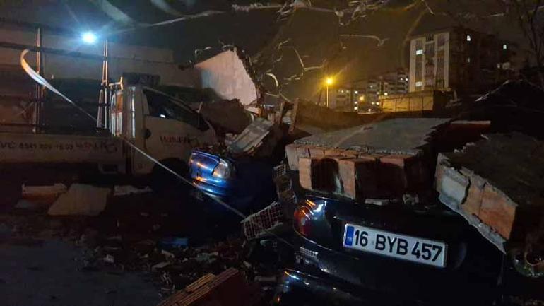 Bursada tam fırtına hayatı olumsuz etkiledi