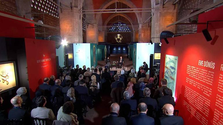 Cumhurbaşkanı Erdoğan: İstanbul, özellikle kutlu fetihten sonra hat ve tezhibin adeta başkenti haline gelmiştir