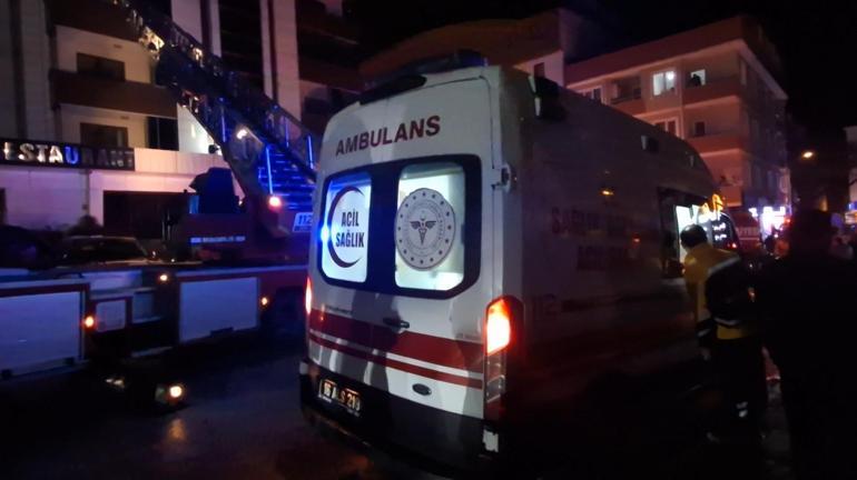 Bursada 7 katlı otelde yangın paniği: 8 kişi dumandan etkilendi