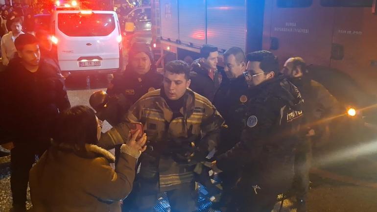 Bursada 7 katlı otelde yangın paniği: 8 kişi dumandan etkilendi