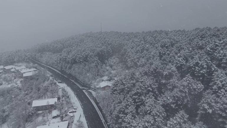 İstanbulda kar yağışı etkili oluyor