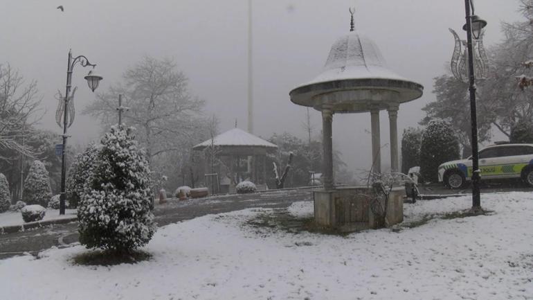 İstanbulda kar yağışı etkili oluyor