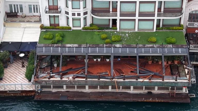 Bebek Otelin kaçak eklentileri yıkıldı