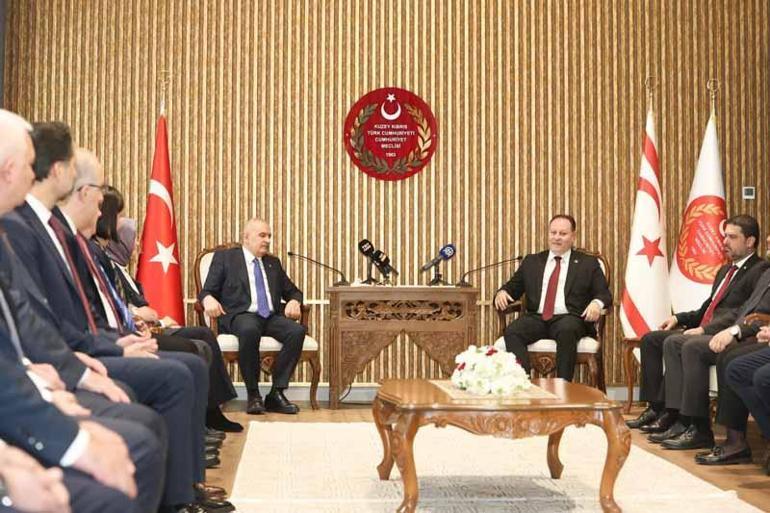 TBMM AB Uyum Komisyonu Başkanı Kayatürk, KKTC Cumhuriyet Meclisi Başkanı Öztürkler ile görüştü