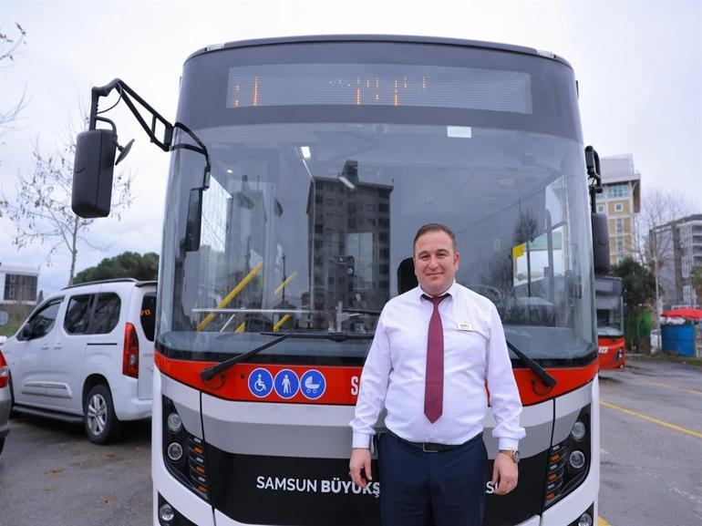 Samsun’da halk otobüsü şoförü, fenalaşan yolcuyu hastaneye yetiştirdi