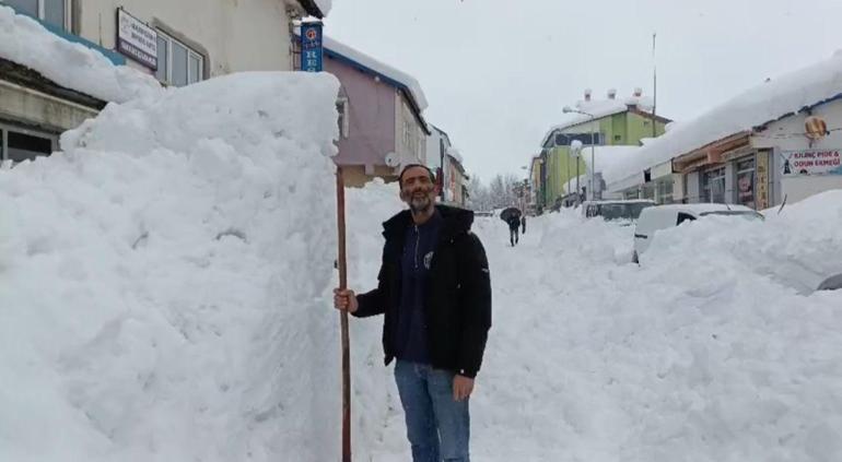 Ovacık’ta kar kalınlığı 1,5 metreye ulaştı